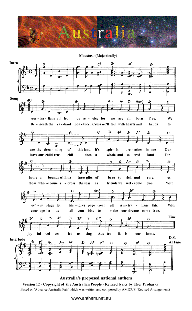 australia-musical-score